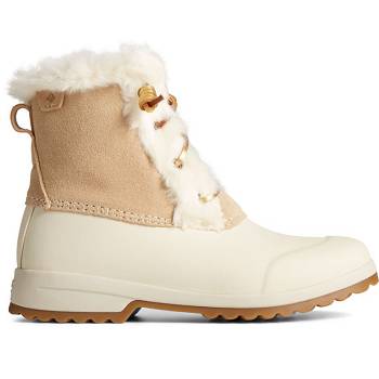 Sperry Maritime Repel Suede Snow Bezove - Damske Zimne Topanky